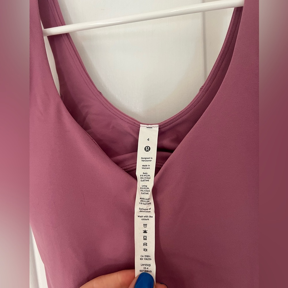 NWT lululemon Align™ Bodysuit Velvet Dust 
Size 4 - Picture 8 of 16